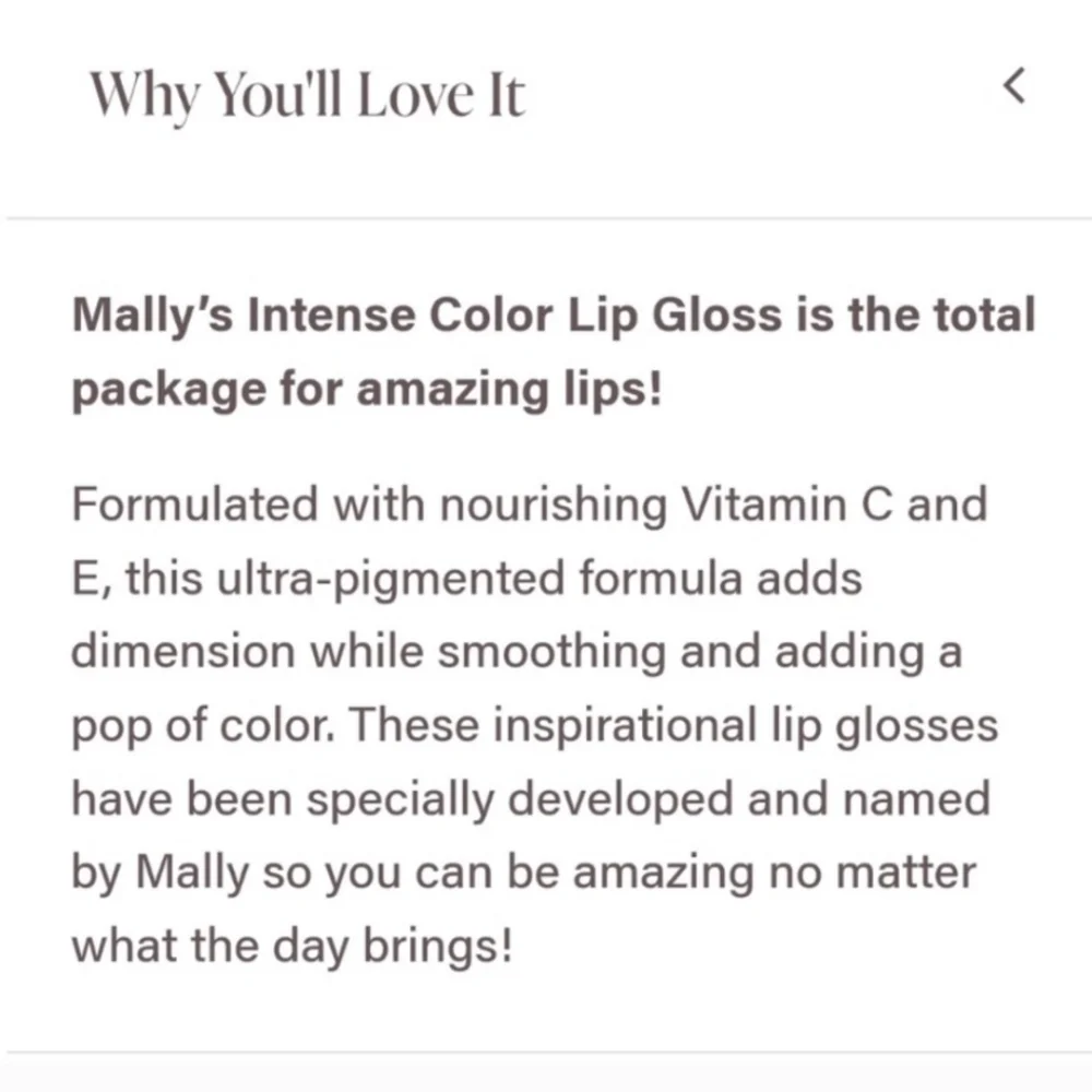🌺Mally Slay Queen Intense Color Lip Gloss